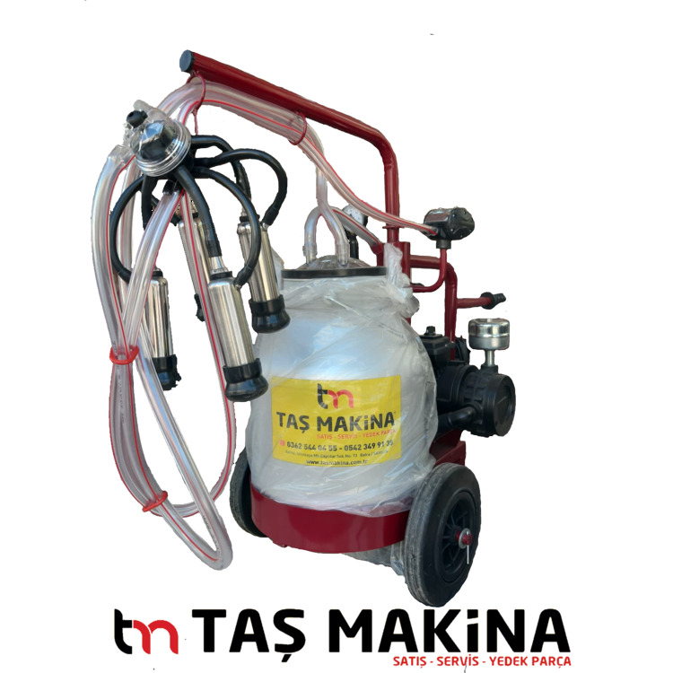 Taş Makina Tek Sağım Mini Model Süt Sağım Makinesi resim detay